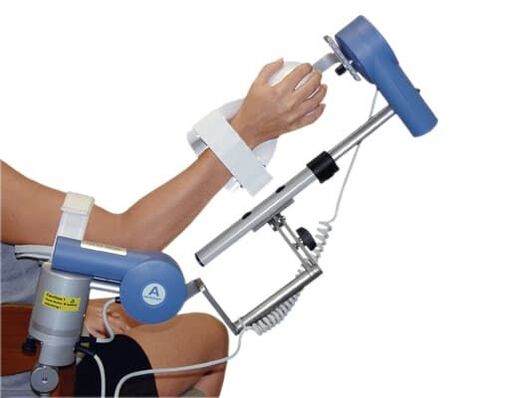 Mechanical therapy for arthrosis of the shoulder joint for early recovery of muscles and ligaments